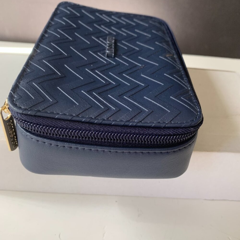 MISSONI FOR DELTA TRAVEL SQUARE ZIPPER POUCH COSMETICS TOILETRY BAG CASE - Picture 3 of 8